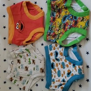 4 pairs 2T training underware